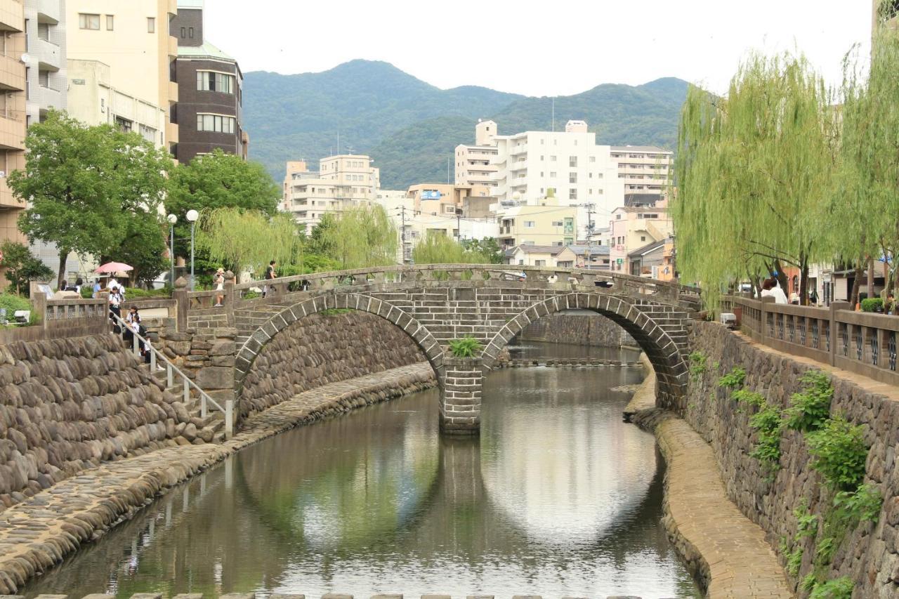 Nagasaki Bus Terminal Hotel Bagian luar foto