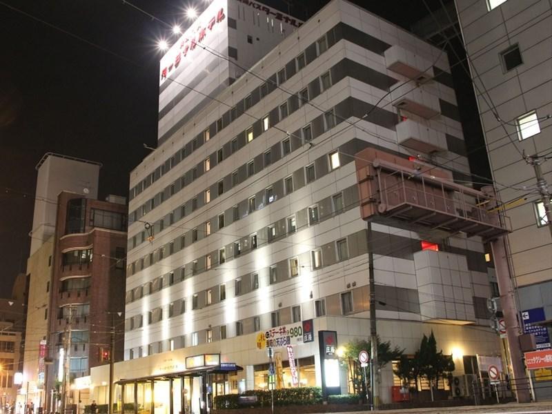 Nagasaki Bus Terminal Hotel Bagian luar foto
